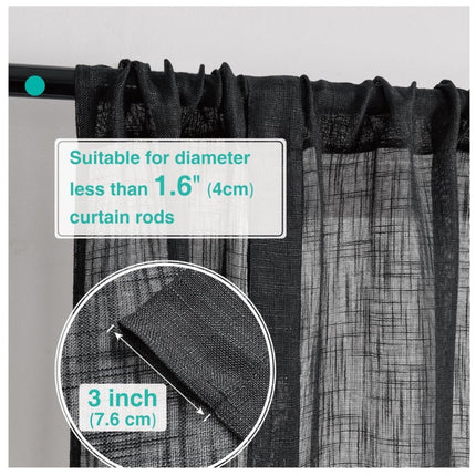 Home Queen Tie Up 54 X 20" Curtain