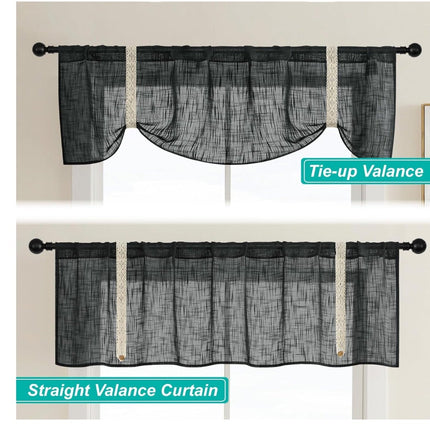 Home Queen Tie Up 54 X 20" Curtain