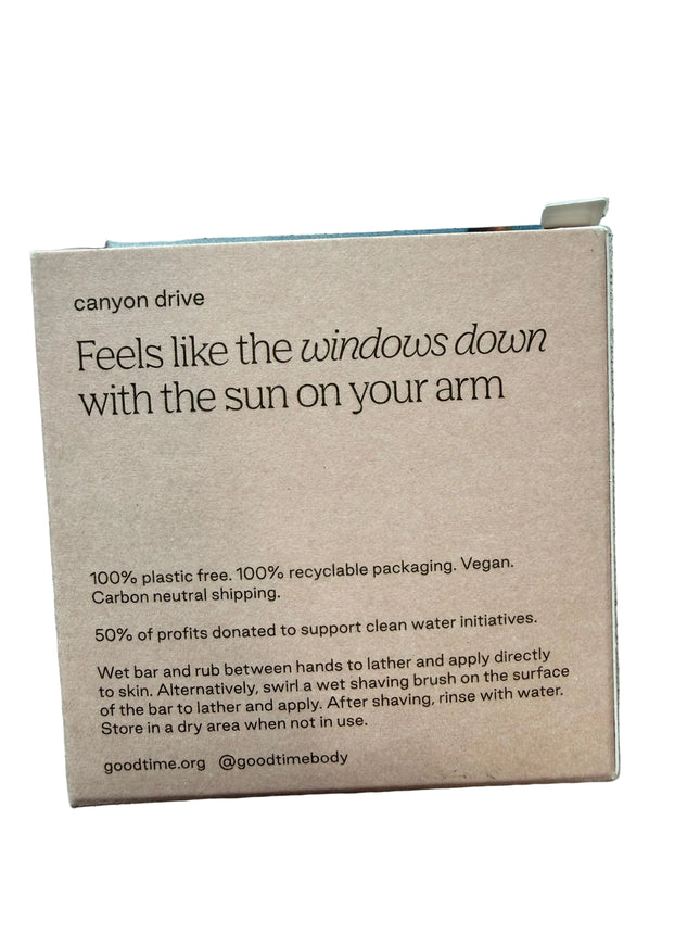 Good Time Shave Bar Soap  3.15oz