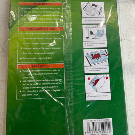 HOVEX GREEN MOUSE RAT GLUE TRAPS
