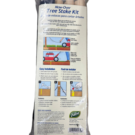 Dalen Mow Over Tree Stake Kit Wind Straight Growth Protection Complete Kit