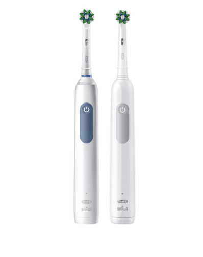 SET OF 2 Oral-B Smart Clean 360 Rechargeable Toothbrush, NAVY & GREY