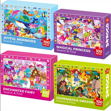 QUOKKA Kids 100 pieces Jigsaw Puzzles - CHOOSE SET