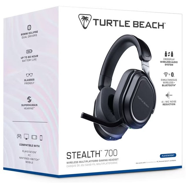 Turtle Beach Stealth 700 – Black PS5™, PS4™, PC, & Bluetooth® Equipped Mobile Devices, TBS-3101-05