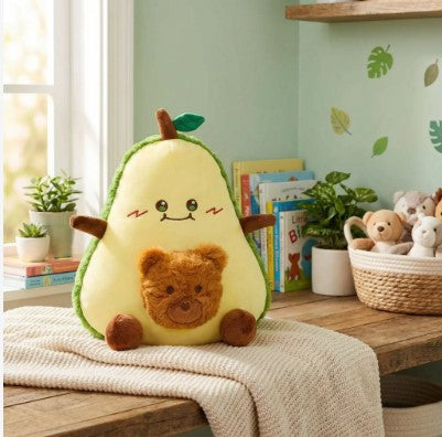 OLAOLA Original 30cm Cute Avocado Bear Dolls Soft Stuffed Dolls Animals Food Plush