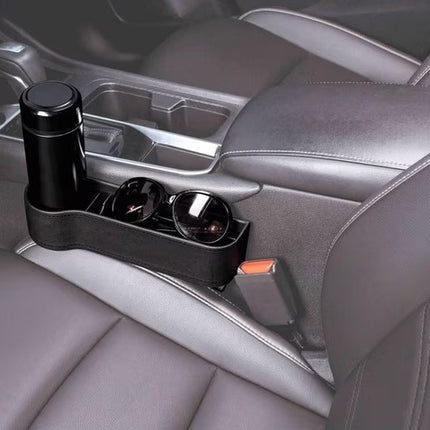 Auto Drive 1 Piece Automotive Car Seat Gap Storage Organizer, Black