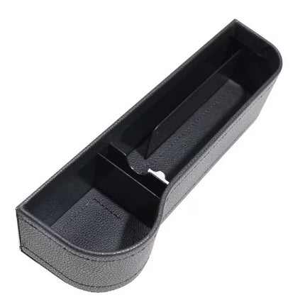 Auto Drive 1 Piece Automotive Car Seat Gap Storage Organizer, Black
