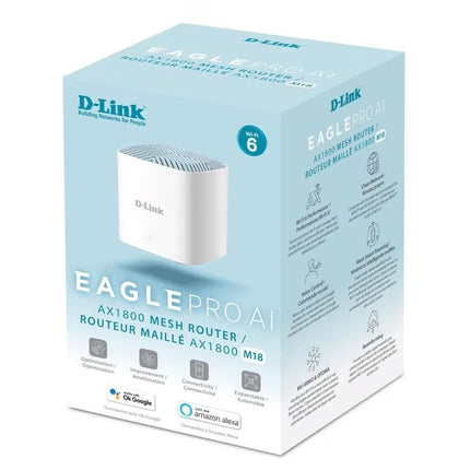 D-Link Eagle Pro AI AX1800 Wi-Fi 6 Mesh Router (M18)