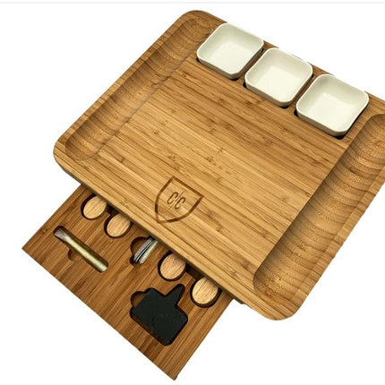 CARNIVORE CLUB Charcuterie Serving Board Plus Knife Set