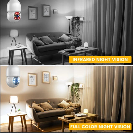 Campark SC16 1080P Wireless WiFi Motion Tracking Lightbulb Security Camera, 1-Count