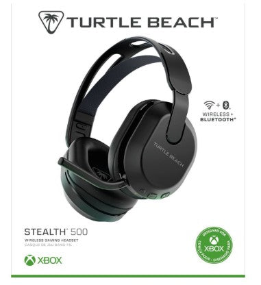 Turtle Beach Stealth 500 Wireless Gaming Headset for Xbox Series X|S, Xbox One & Works via Bluetooth with PC, Switch & Mobile, Flip-to-Mute Mic, Black TBS-2103-05