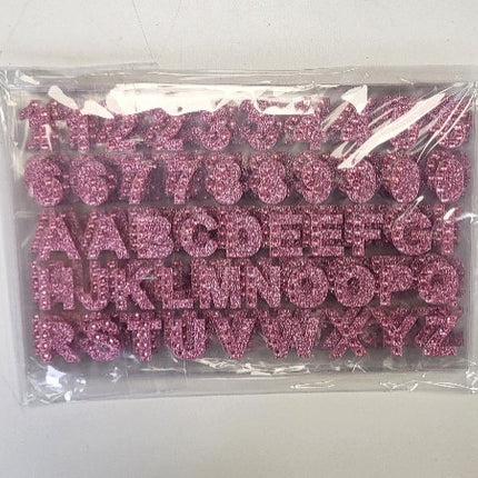 SHUNYINLAI 6 Sheets 294 PIECES Self-Adhesive Letters number stickers, Sticky Alphabet Sticker with Gems and Rhinestones for Scrapbook, DIY and Crafts supplies