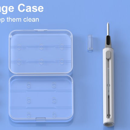 Link Dream Ear Tips for AirPods Pro 3 Replacement Eartips Silicon Ear Buds Tips with Portable Storage Box White 5 Pairs (XXS/XS/S/M/L Tips+ Cleaner Pen)