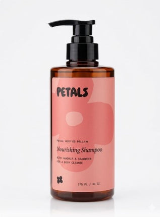 PETALS Nature-Powered PetCare Nourishing Shampoo with Rosehip & Geranium, 473ml/16oz