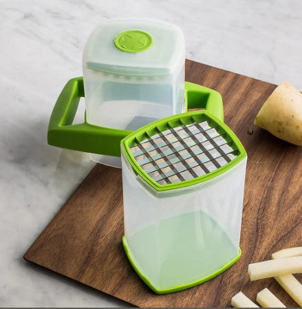 Starfrit Easy Fries Fry Cutter, Large Cutting Surface Makes 42 Sticks Per Cut, Non-Slip Base, Dishwasher Safe, Perfect for Homemade French Fries, Vegetables, Fruits & Cheese Sticks