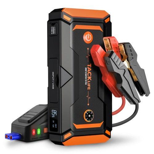 Tacklife T8 Pro 1200A Peak 18000mAh Jump Starter Power Bank with LCD Screen