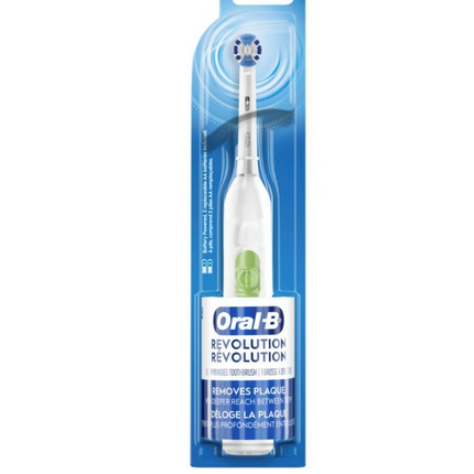 Oral-B Revolution Battery Toothbrush with 1 Brush Head