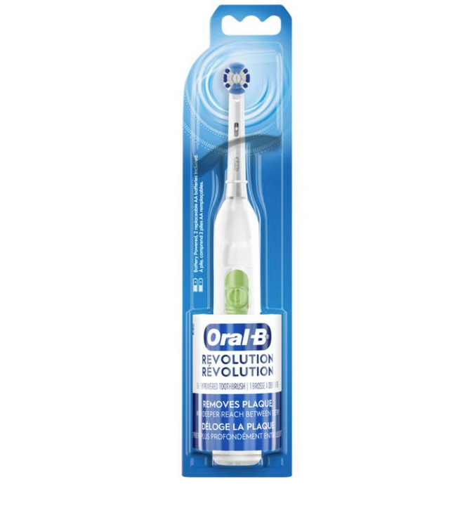 Oral-B Revolution Battery Toothbrush with 1 Brush Head