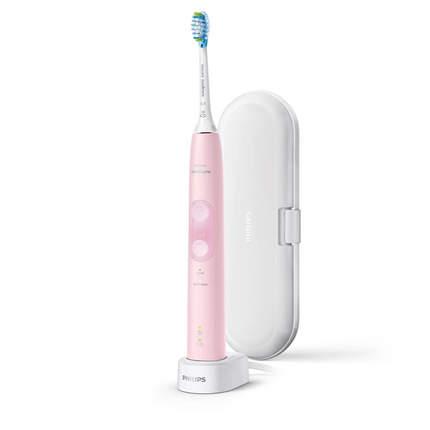 NEW Philips Sonicare ProtectiveClean 4700 Sonic Electric Toothbrush HX6481/13 PINK