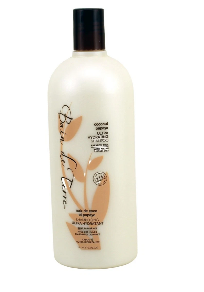 Bain de Terre Coconut Papaya Ultra Hydrating Shampoo 33.8 Fl Oz / 1L