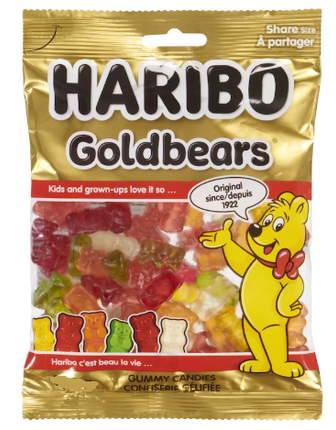 Haribo Goldbears Gummy Candies Share Size 150g