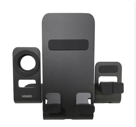 WEMISS 3 In 1 Phone Stand Holder for Desk