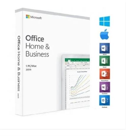 NEW,SEALED MICROSOFT Office 2019 Home & Business PC/Mac English NO RETURNS