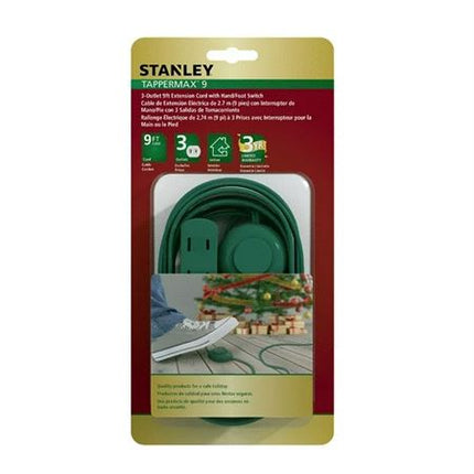 Stanley TapperMax 9, 9ft Indoor Cord with Tapper Switch