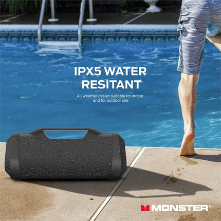 MONSTER BLASTESR 3.0 Portable Bluetooth Wireless Speaker, BLACK