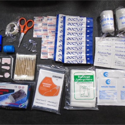 SURVIVAL KIT 130PC EMERGENCY FIRST AID KIT