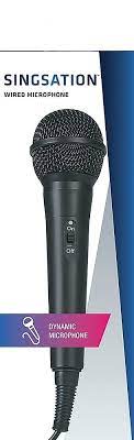 Singsation Wired Dynamic Microphone with 6-Foot Cord