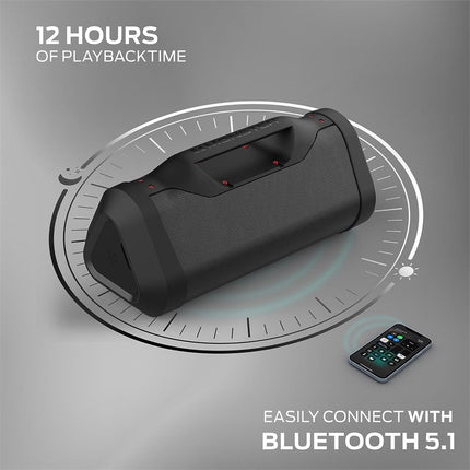 MONSTER BLASTESR 3.0 Portable Bluetooth Wireless Speaker, BLACK