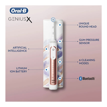 ORAL-B GENIUS X LUXE EDITION ELECTRIC TOOTHBRUSH POWERED BY BRAUN