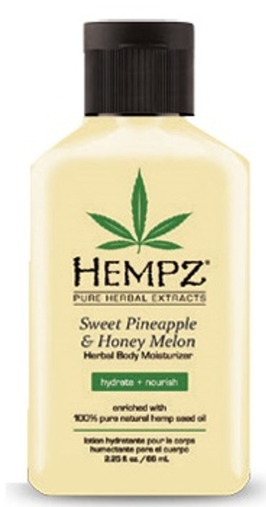 Hempz SWEET PINEAPPLE & HONEY MELON Moisturizer MINI 2.25 oz