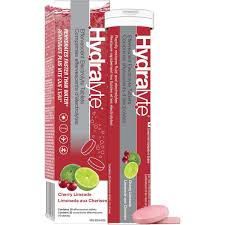 Hydralyte Cherry Limenade Effervescent Electrolyte Tablets 20 tablets (10 doses)