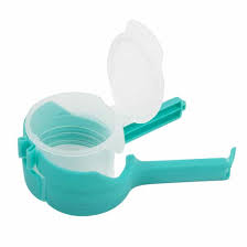 Luciano Housewares 1-PIECE Plastic Chips Bag & Storage Clip with Pouring Spout, Ideal for Cereals,Snacks, Peanuts,Sugar, Coffee Powder,Pet Food