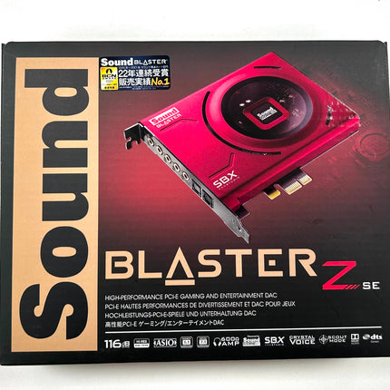 Creative Sound Blaster Z SE Internal PCI-e Gaming Sound Card and DAC, 24-bit / 1