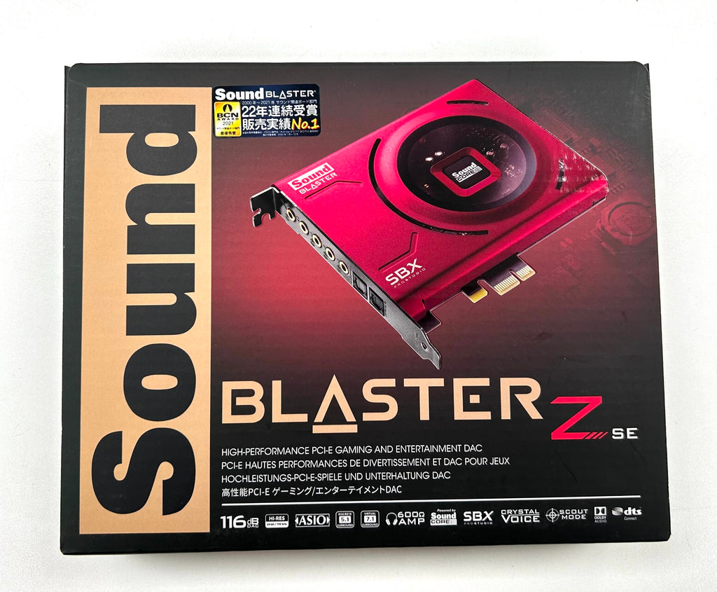 Creative Sound Blaster Z SE Internal PCI-e Gaming Sound Card and DAC, 24-bit / 1