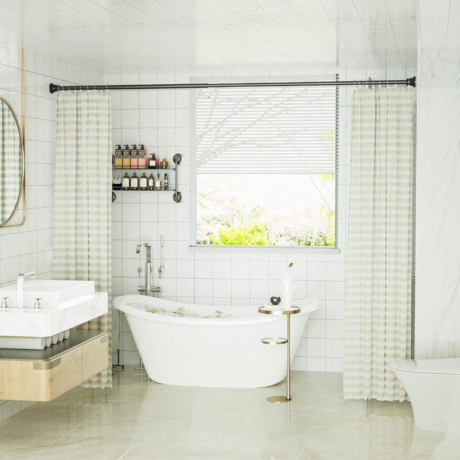 SZXIMU Shower Curtain Rods 43 to 72"
