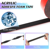 Double Sided Tape 2 Roll 33FT x 0.4IN
