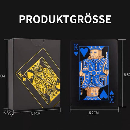 SWINILAYA 2-PACK Black Deck Playing Cards