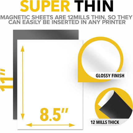 MAGNET Printable Magnetic Sheet 3 PCs