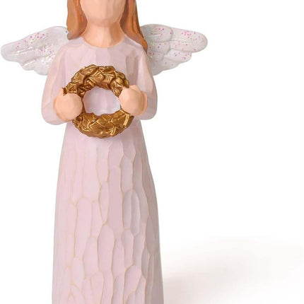 Pink Guardian Angel Figurine Gift