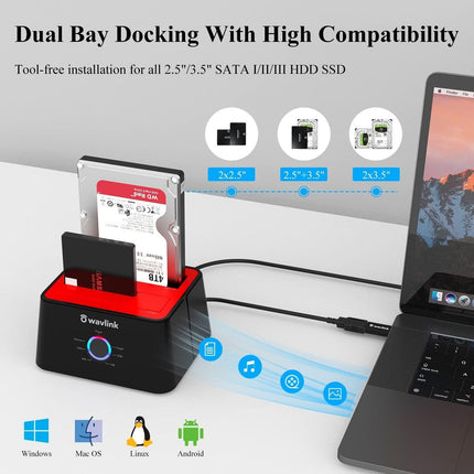 USB 3.0 to SATA Hard Drive Docking Station