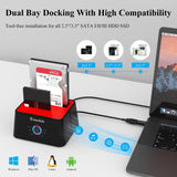 USB 3.0 to SATA Hard Drive Docking Station