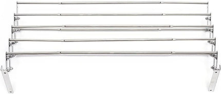 Wall-Mounted Stainless 5-Bar Drying Rack