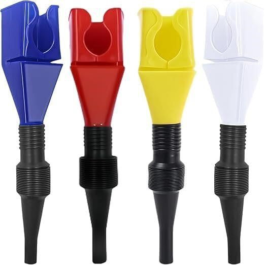 4- Pack: Oil Funnels for Automotive Use