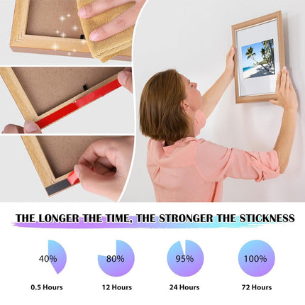 Double Sided Tape 2 Roll 33FT x 0.4IN