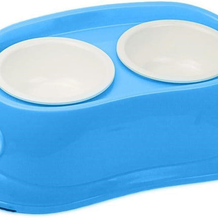Elevated Dog and Cat Feeder, Double Bowl