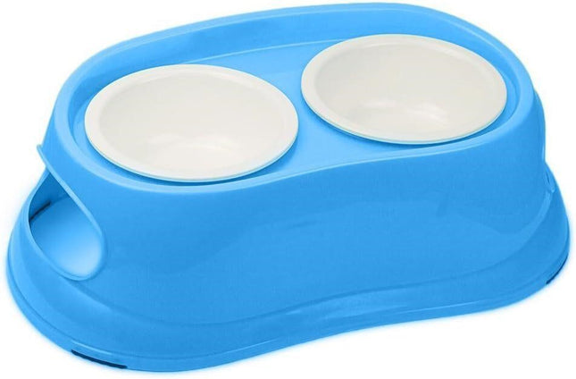 Elevated Dog and Cat Feeder, Double Bowl